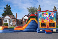 CUSTOM THEME MARBLE WATER COMBO WITH POOL-BABY SHARK