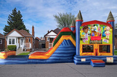 CUSTOM THEME MARBLE WATER COMBO WITH POOL-DOC MCSTUFFINS