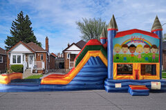 CUSTOM THEME MARBLE WATER COMBO WITH POOL-KIDS