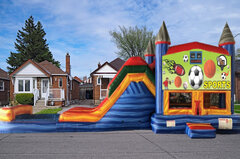 CUSTOM THEME MARBLE WATER COMBO WITH POOL-SPORTS