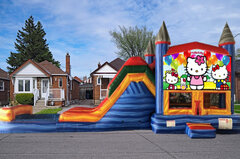 CUSTOM THEME MARBLE WATER COMBO WITH POOL-HELLO KITTY