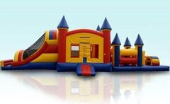 ACTION PACK COMBO WITH OBSTACLE COURSE DOUBLE SLIDE