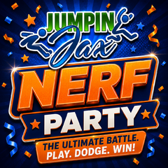 Reserved Party Suitepackage for 10, 15, 20, 25, 30, 35 kids Includes Nerf guns, bullets, vests, pizza & drinks for kids