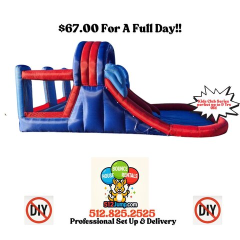 Kids Club Series Combo Bounce /Slide Wet/Dry 1 Day Rental