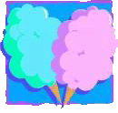 Grape Floss Sugar & Cones for up to 50