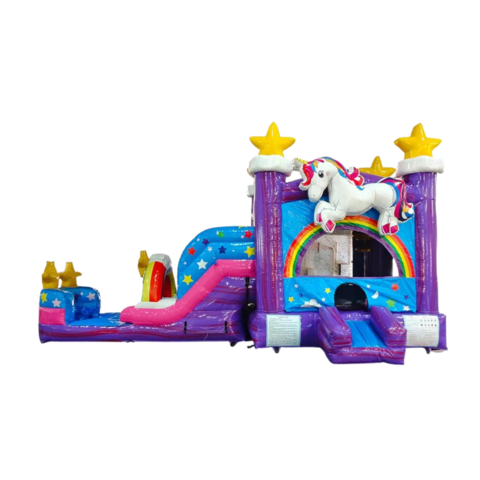 Unicorn Daydreams 4-in-1 Bounce House Combo