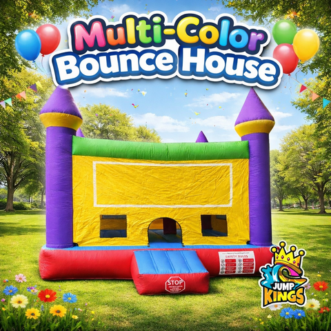 Multi Color Bounce House