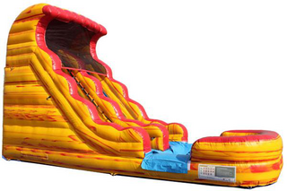 Lava Rush Water Slide and Splash Pool