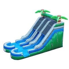 Green Lightning Racer Waterslide