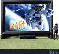 Projector/24 foot screen