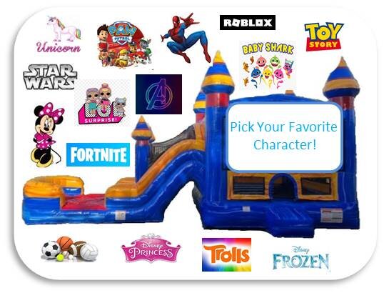 Jump N Fun Amusements Bounce House Rentals And Slides For Parties In Madison Heights - roblox fortnite bounce house