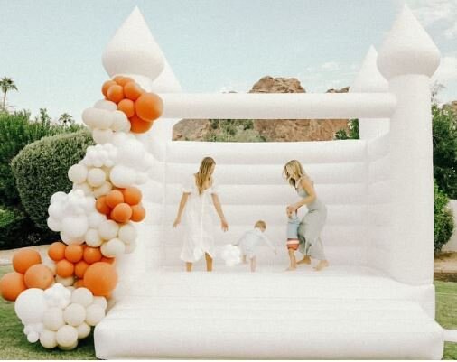 White Bounce House 