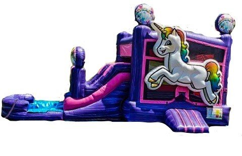 Unicorn Bounce & Water Slide 
