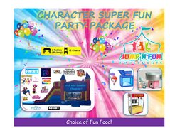 Character Super Fun Party Package