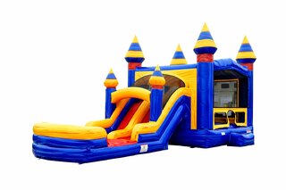Fire N' Ice Bounce &  Dual Waterslide 