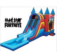 Fortnite Bounce House & Double Slide Combo