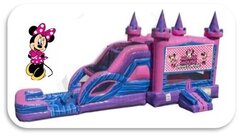Minnie Bounce House & Dual Slide Combo