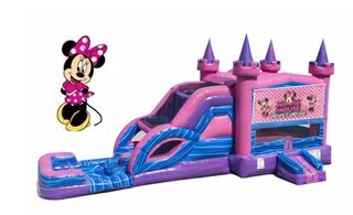 Minnie Bounce House & Dual Slide Combo