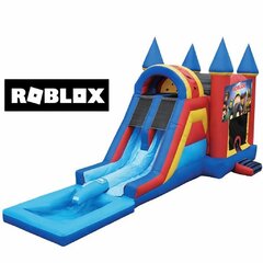 Roblox Bounce House & Double Slide Combo