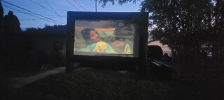 Movie Projector and Screen