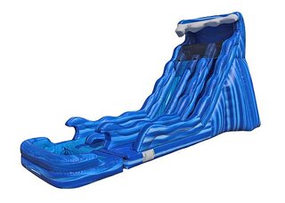 Big Blue Water Slide