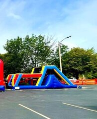 New 32' Obstacle Course with Large Dual Slide* - see above #26B