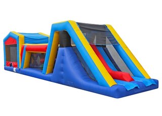45' obstacle course with bounce house attached* this is the 32' Obstacle Course also without bounce house #26A and 26B