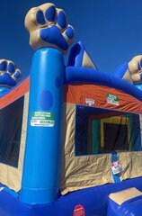 Paw Print Bounce House
