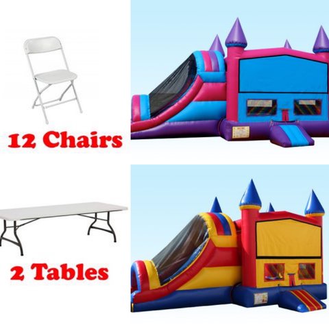 Any  4N1 Combo Choose Your Theme 2 Tables 12 Chairs