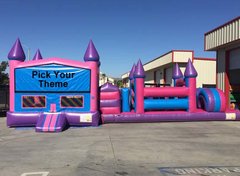 45 Ft Girls Standard Jumper W/Obstacle (Item 701) CHOOSE YOUR THEME!