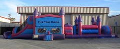 60 Ft Girls Castle Obstacle (item 726) Choose Your Theme!