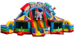 Circus City Triple Slide with 2 Bounce Houses (item 901)