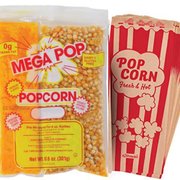 Popcorn Kernals and Bags (50 Servings)