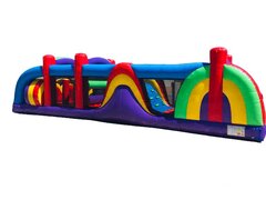 45 Ft Wacky Playland Obstacle Course Rental Item 730