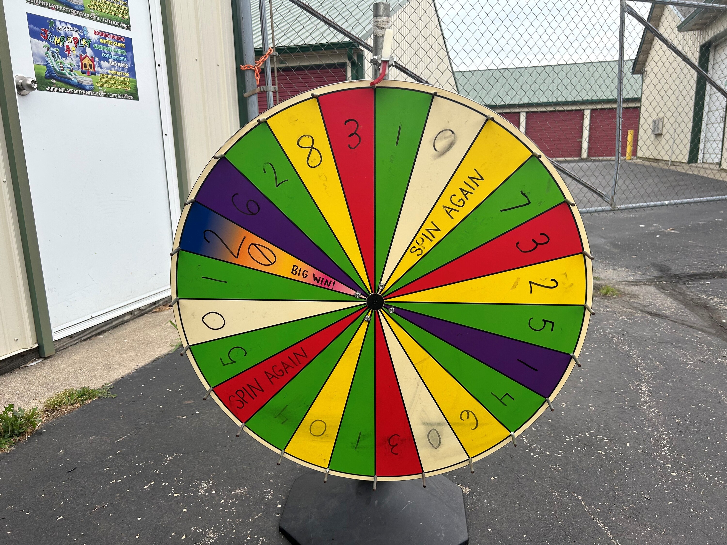 spinning prize wheel spinning prize wheel
