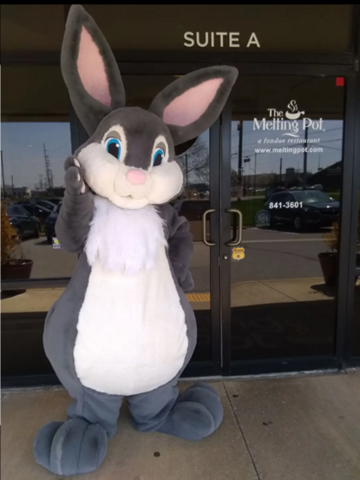 Visit from Easter Bunny