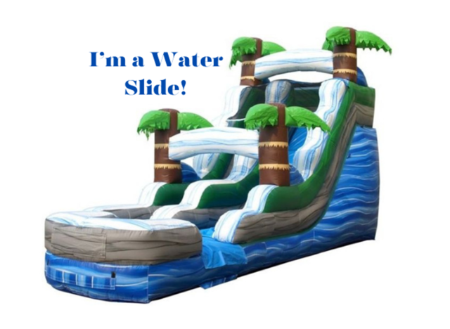 16ft Tropical Paradise Water Slide