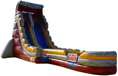 22ft Volcano Single Lane Slide