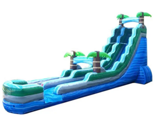 24ft Tropical Blue Marble Slide 