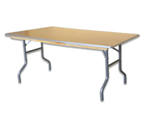 6' Rectangular Premium Wood Tables