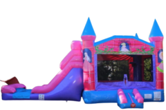 Princess Bounce House Slide Combo (wet)