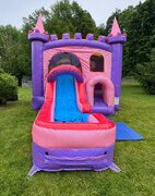 Princess Bounce House Combo with Slide 