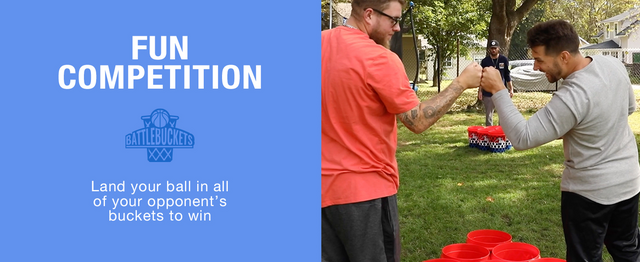 BasketPong backyard game rental for corporate events and team building in Salt Lake City