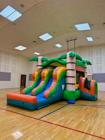 Tropical bounce house rental in Utah for parties