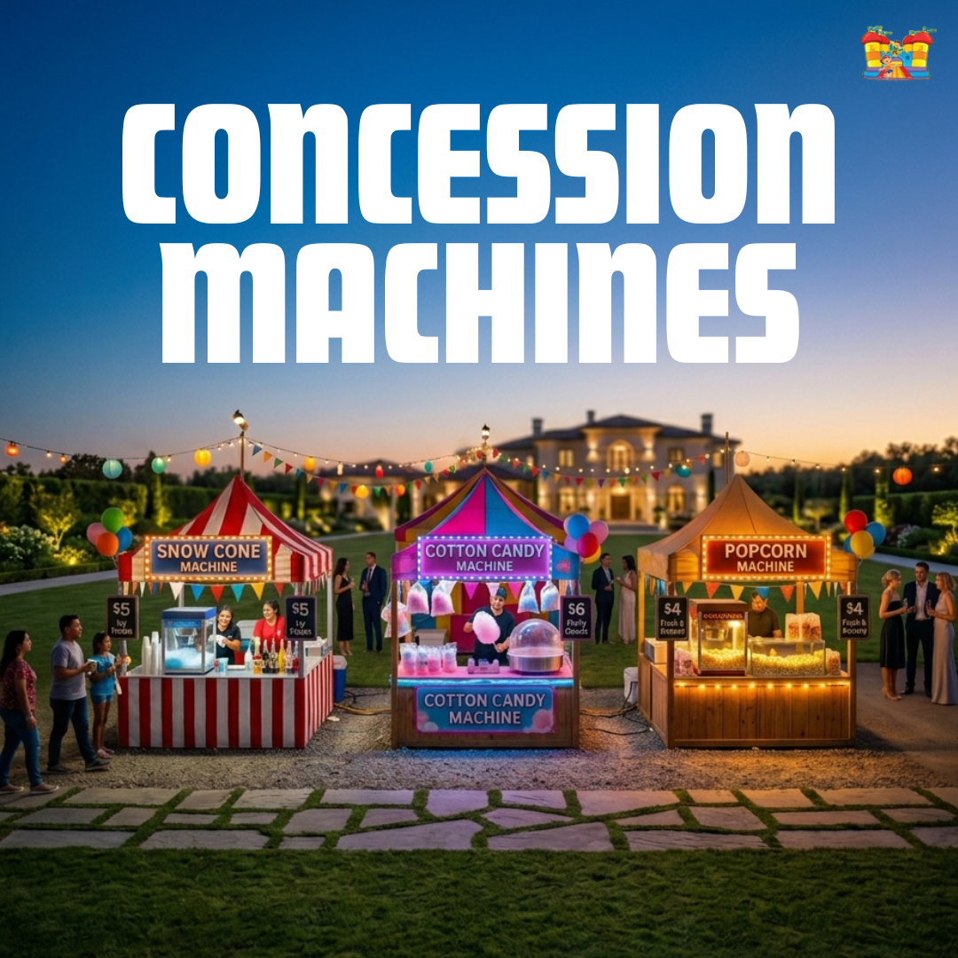 Concession equipment rentals delivered for Utah parties and fundraisers