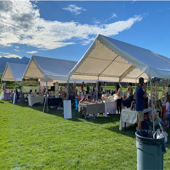 Outdoor event tent rentals for weddings, parties, and gatherings in Utah