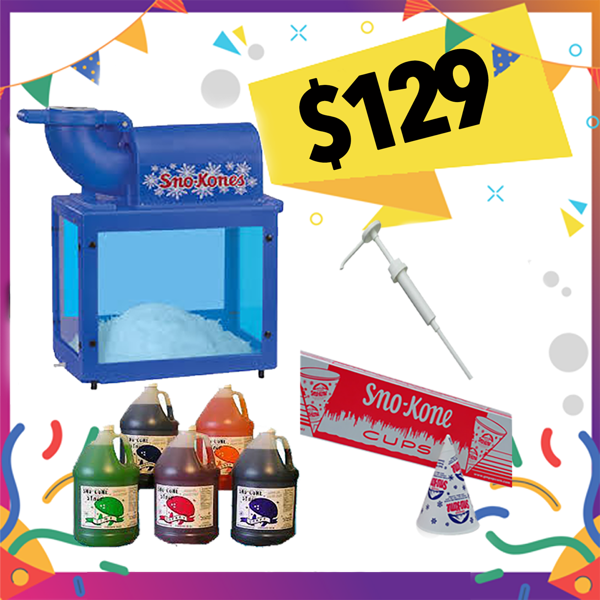 Concession equipment rentals delivered for Utah parties and fundraisers