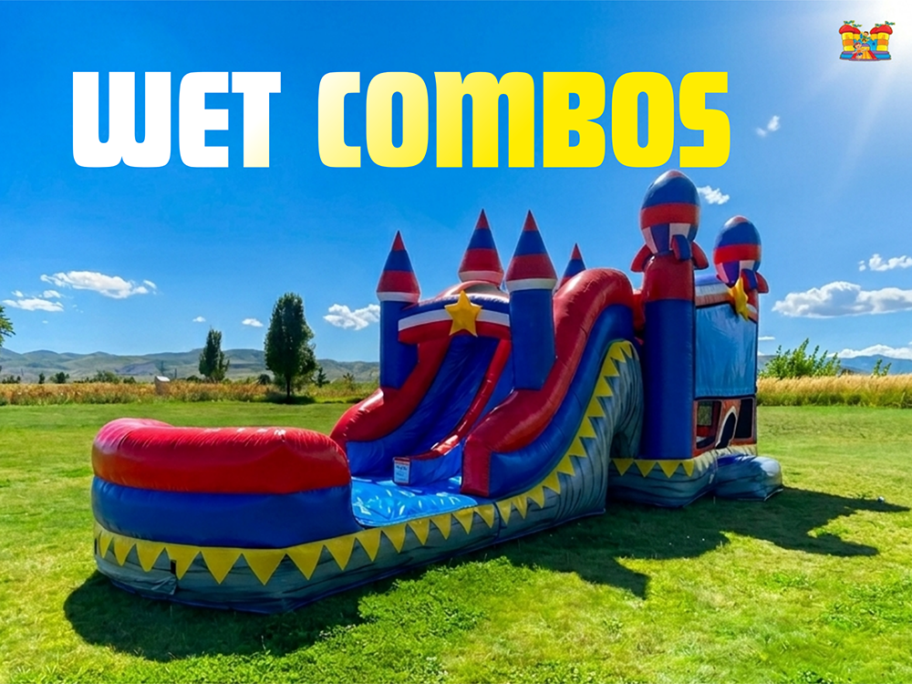 Wet bounce houses and slide rentals near salt lake citty, Utah