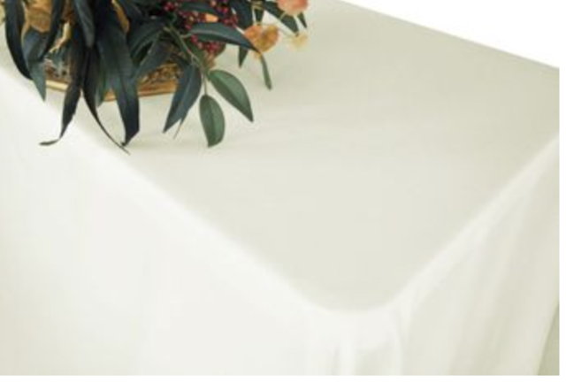 Ivory Rectangular Tablecloth