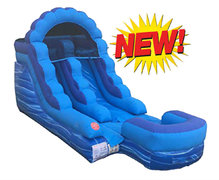 12FT BLUE MARBLE WATER SLIDE